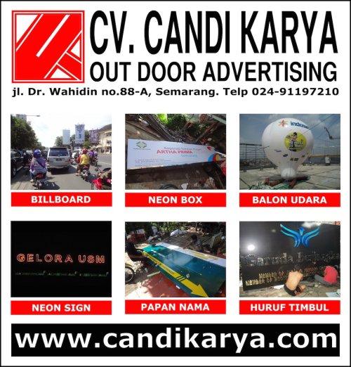 Advertising Semarang Billboard Neon Sign Box